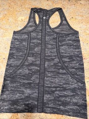 lululemon athletica Gray Space-Dye Racerback Tank